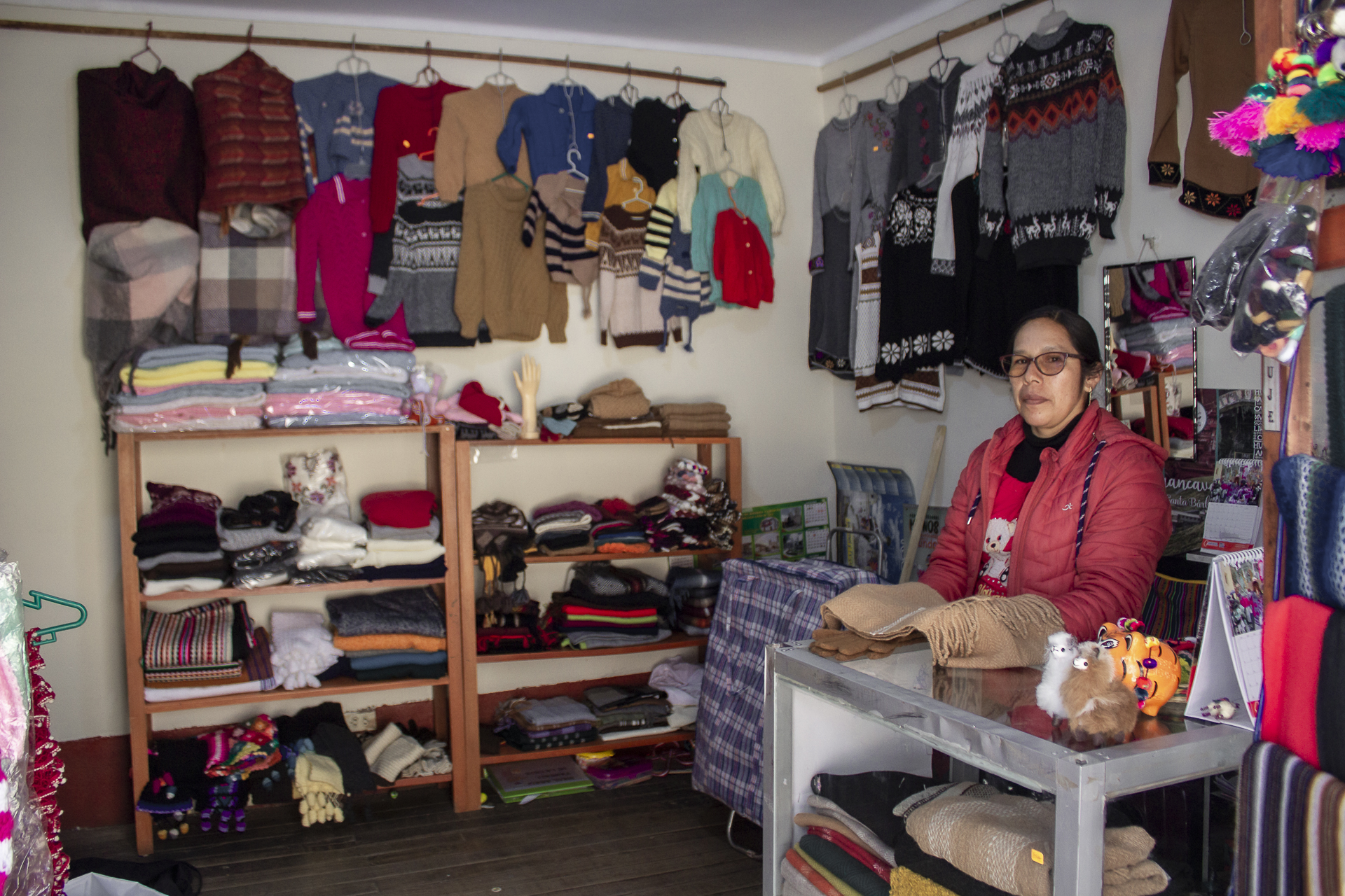 Chals y accesorios elaborados en alpaca
